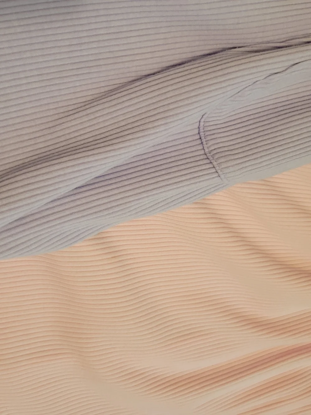 Ribbed Tank Dresses - Lavender and Pink